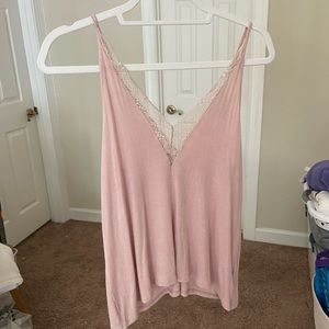 Muted pink tank